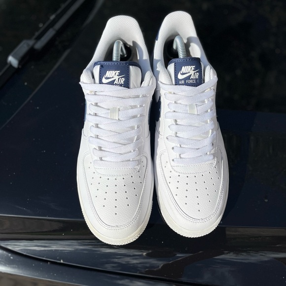 Nike Air Force 1 Low White Midnight Navy (2020) - Picture 5 of 8